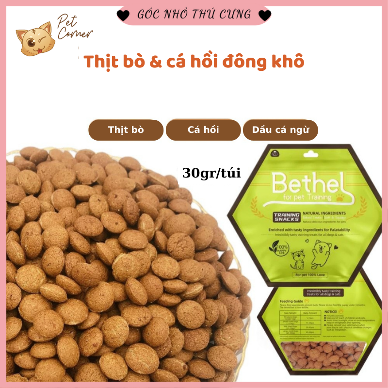 Bánh thưởng phô mai béo ngậy, giàu dinh dưỡng cho thú cưng