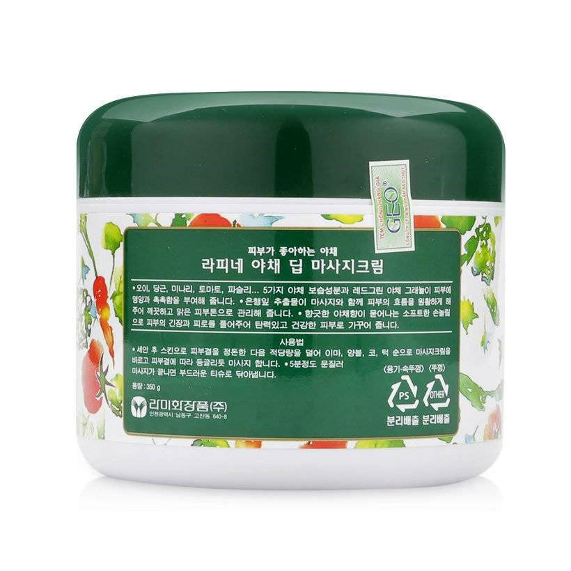 Kem Massage Lafine Vegetable Deep Massage Cream Geo (350g)