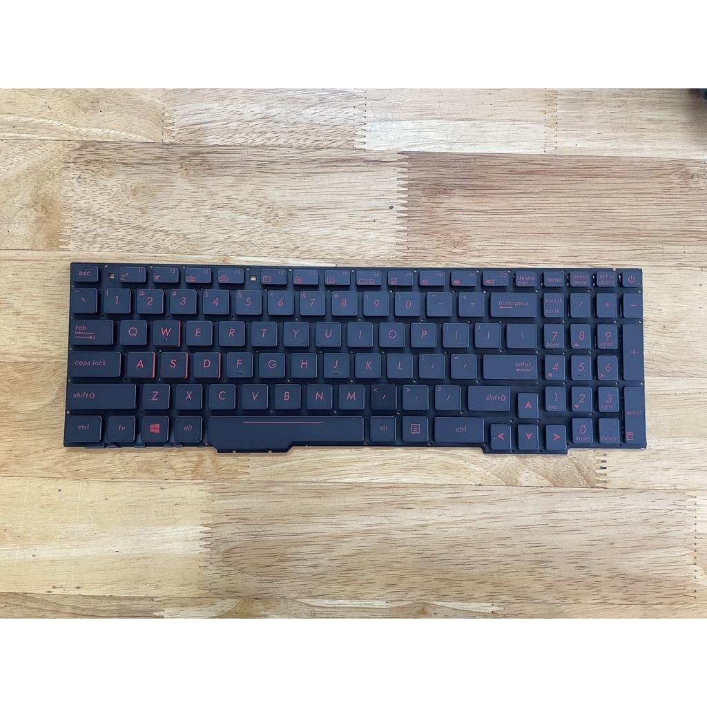 BÀN PHÍM MÁY TÍNH DÀNH CHO ASUS FZ53V FX53VD FX553VD FX753VD GL553 GL553V GL553VW TỐT CÓ ĐÈN ĐEN ĐỎ