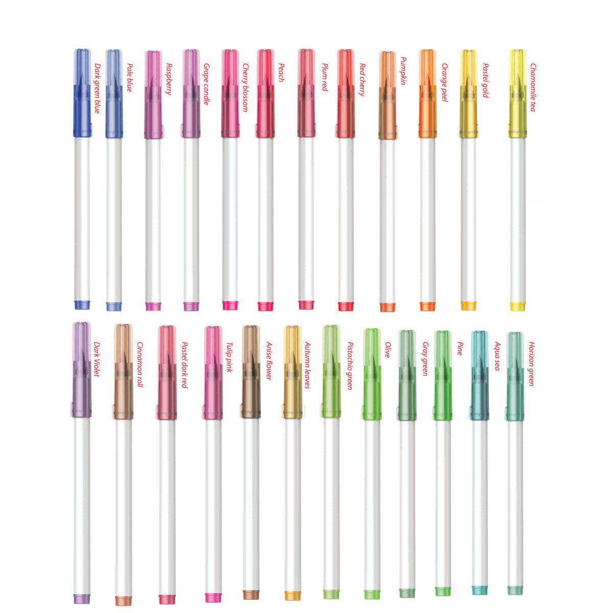 Vỉ 24 Bút Lông Màu Đầu Brush - Hygee - Colokit FP-C020