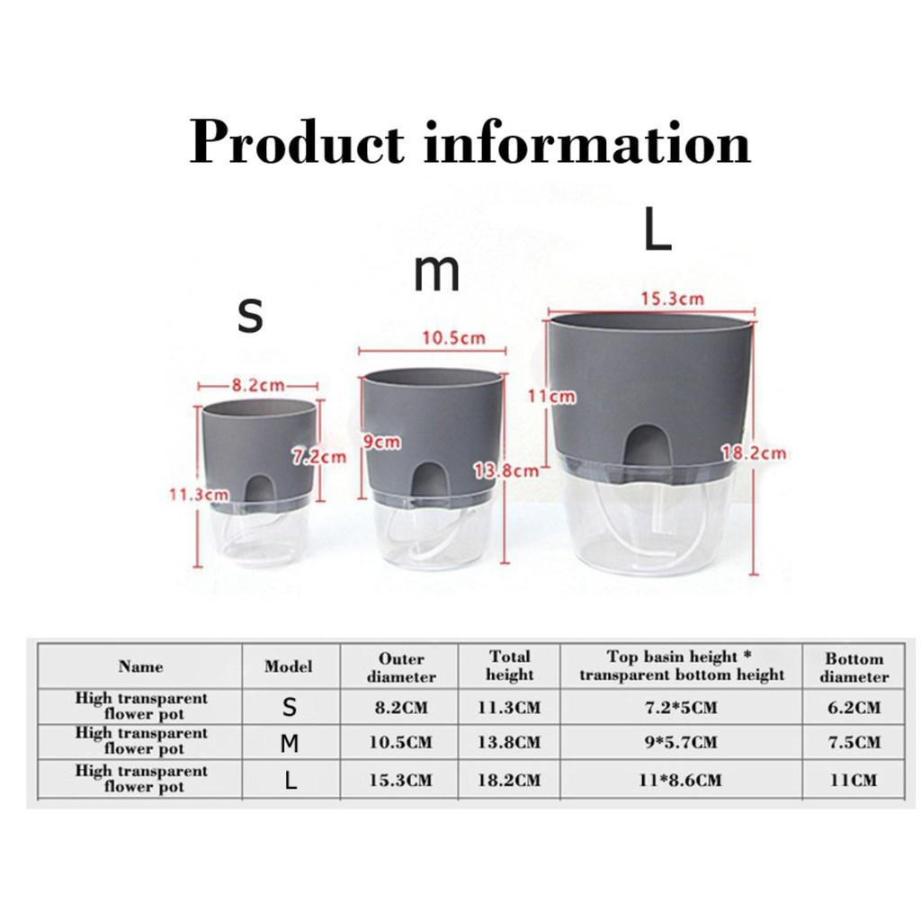 Chậu Trồng Cây Thông Minh Tự Tưới Nước Decor Văn Phòng, Phòng Làm Việc Siêu HOT