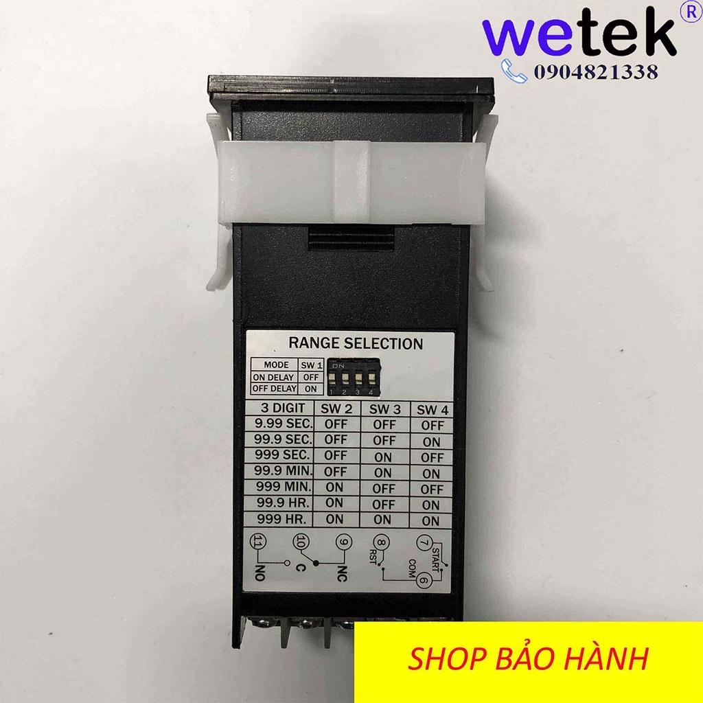 Multispan MDT 4310 Timer kiểu cơ, lắp mặt cánh tủ, phím xoay, màn LED, dải siêu rộng 0s-999h