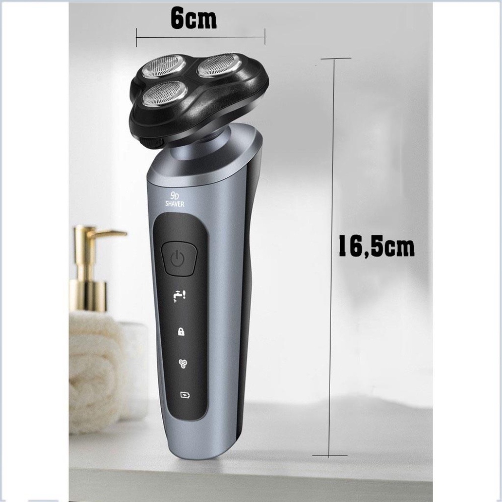 Máy cạo râu 9D Shaver 4in1 Kanabis tặng Kèm 6 Phụ Kiện Cao Cấp - Máy Cạo Râu cực sát, êm