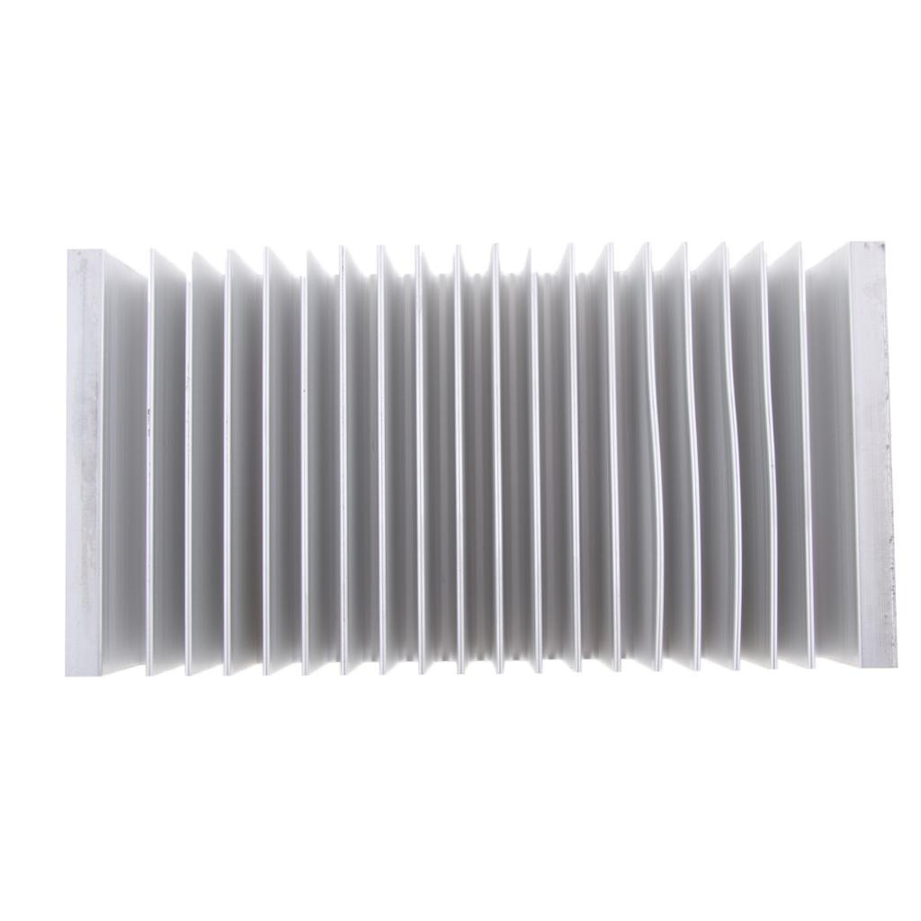 Premium Aluminum Heat Sink Cooling Fin Silver for LEDs Power Amplifiers