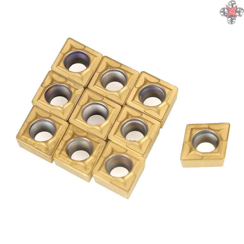 Bộ 10 Phụ Kiện Ống Nối Cacbua Ccmt060204-Hm + 6 / 7 / 8 / 10mm Sclcr06