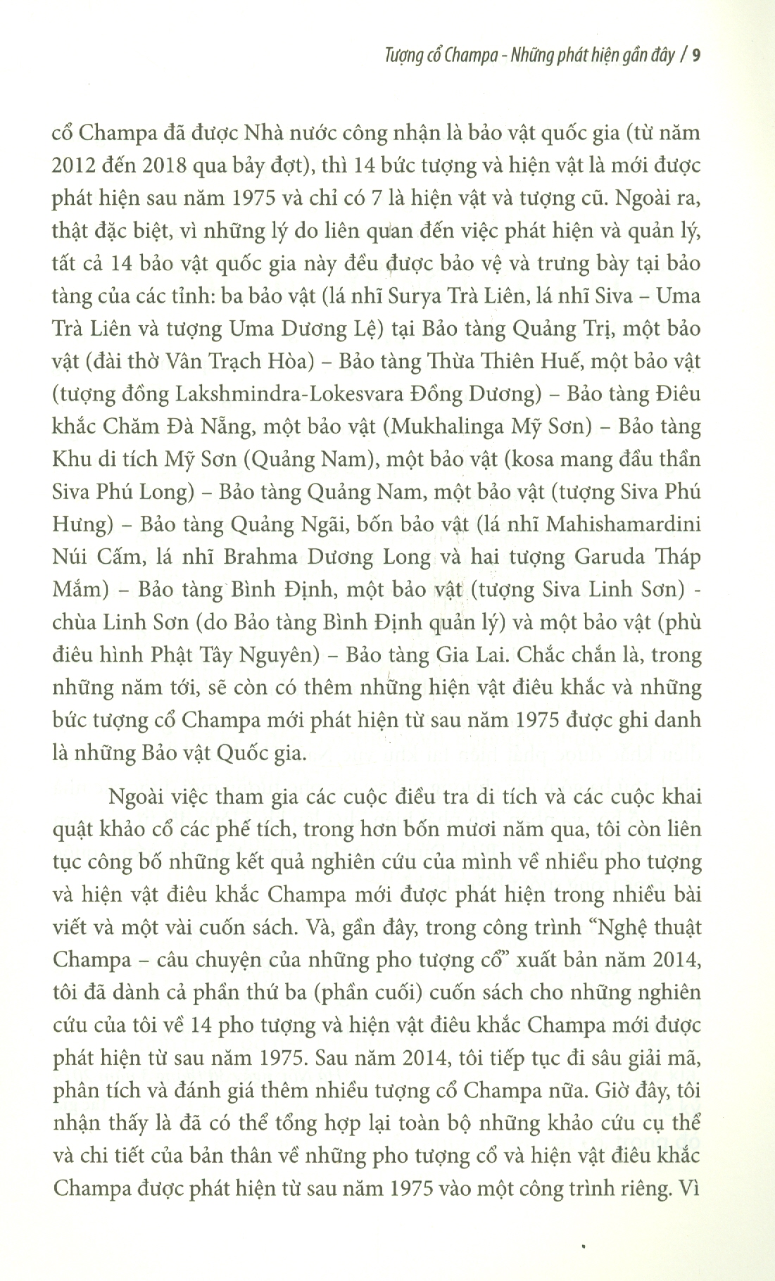 Tượng cổ Champa – Những phát hiện gần đây