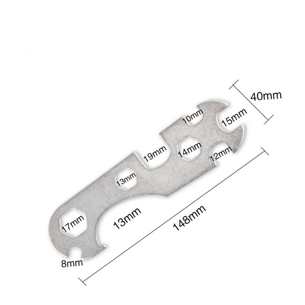 Bike Wrench Steel Galvanized for Mountain Bike Spanner