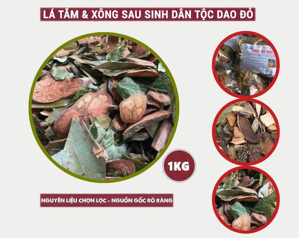 Cây lá tắm sau sinh khô 1kg