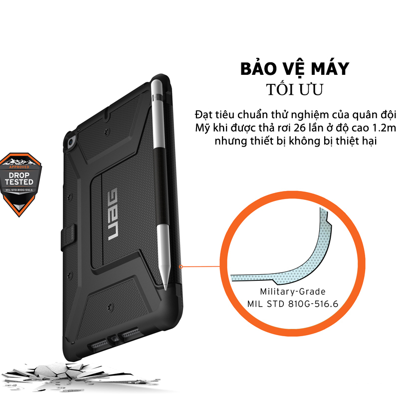 Bao da UAG dành cho iPad Mini 4/5 2019 dòng Metropolis Series hàng chính hãng
