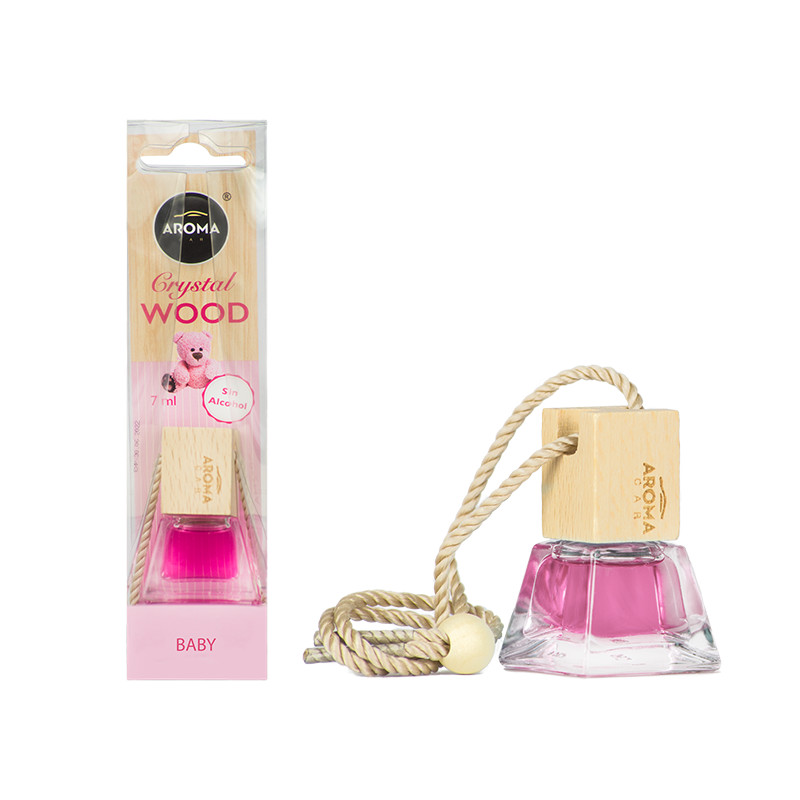 Tinh dầu treo  ô tô Aroma Car Crystal Wood 7ml - Baby (hương sả, chanh)