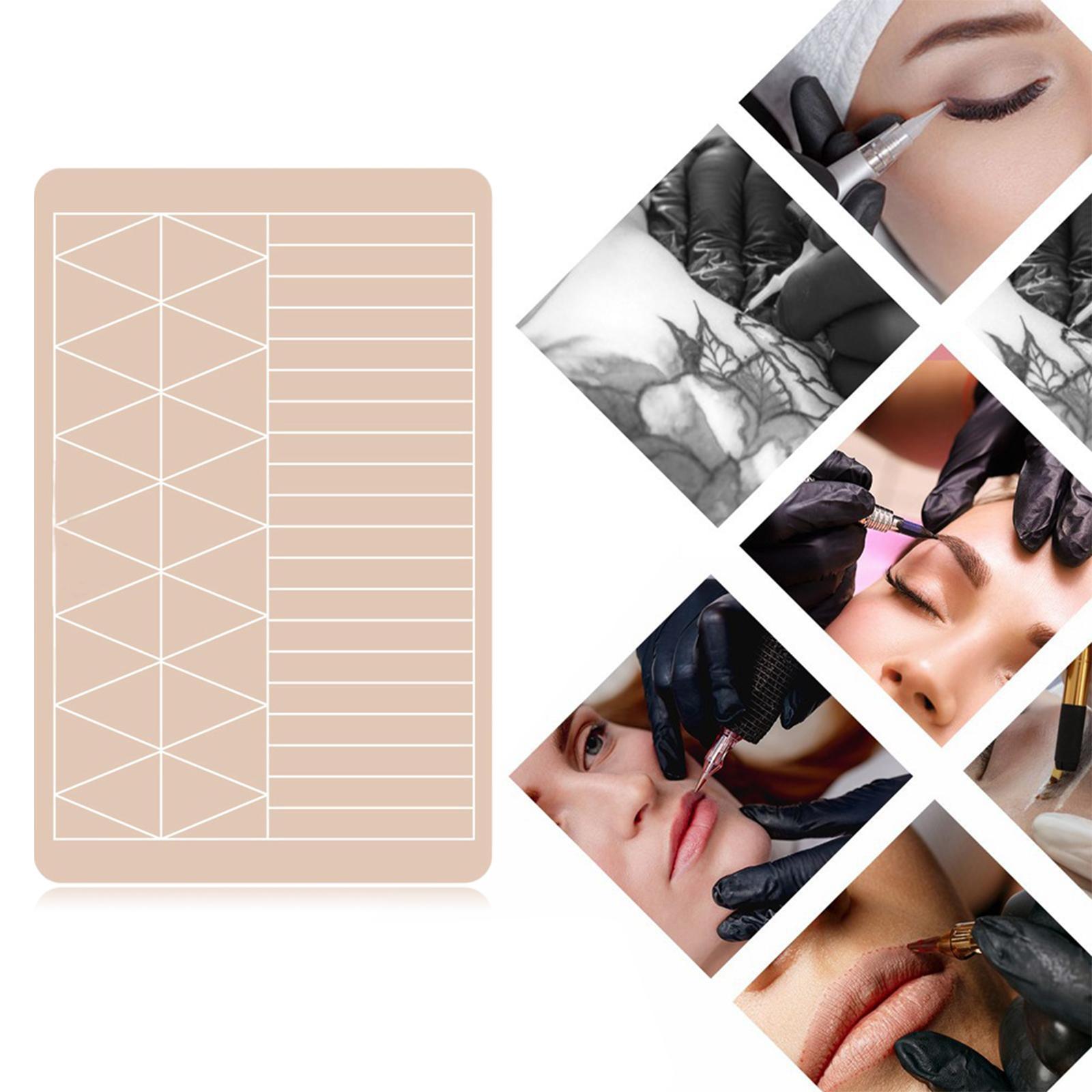 Eyebrow Practice Skin Realistic Makeup Supplies Both Side for