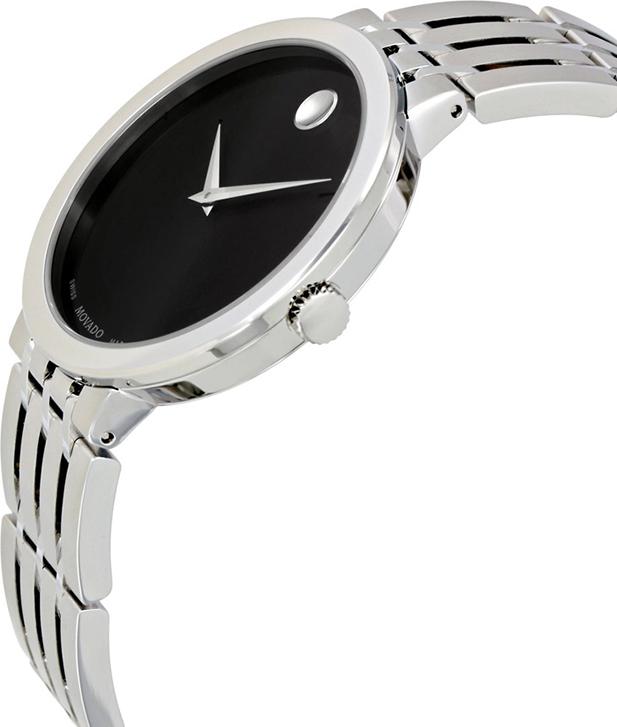 Đồng Hồ Nam Dây Kim Loại Movado 0607057 (39mm) - Mặt Đen