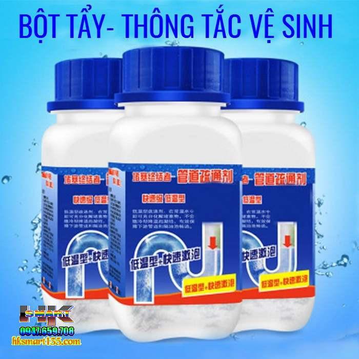 Bột Thông Tắc Cống Cực Mạnh - Thông Tắc Cống, Đường Ống, Bồn Cầu, Bồn Rửa