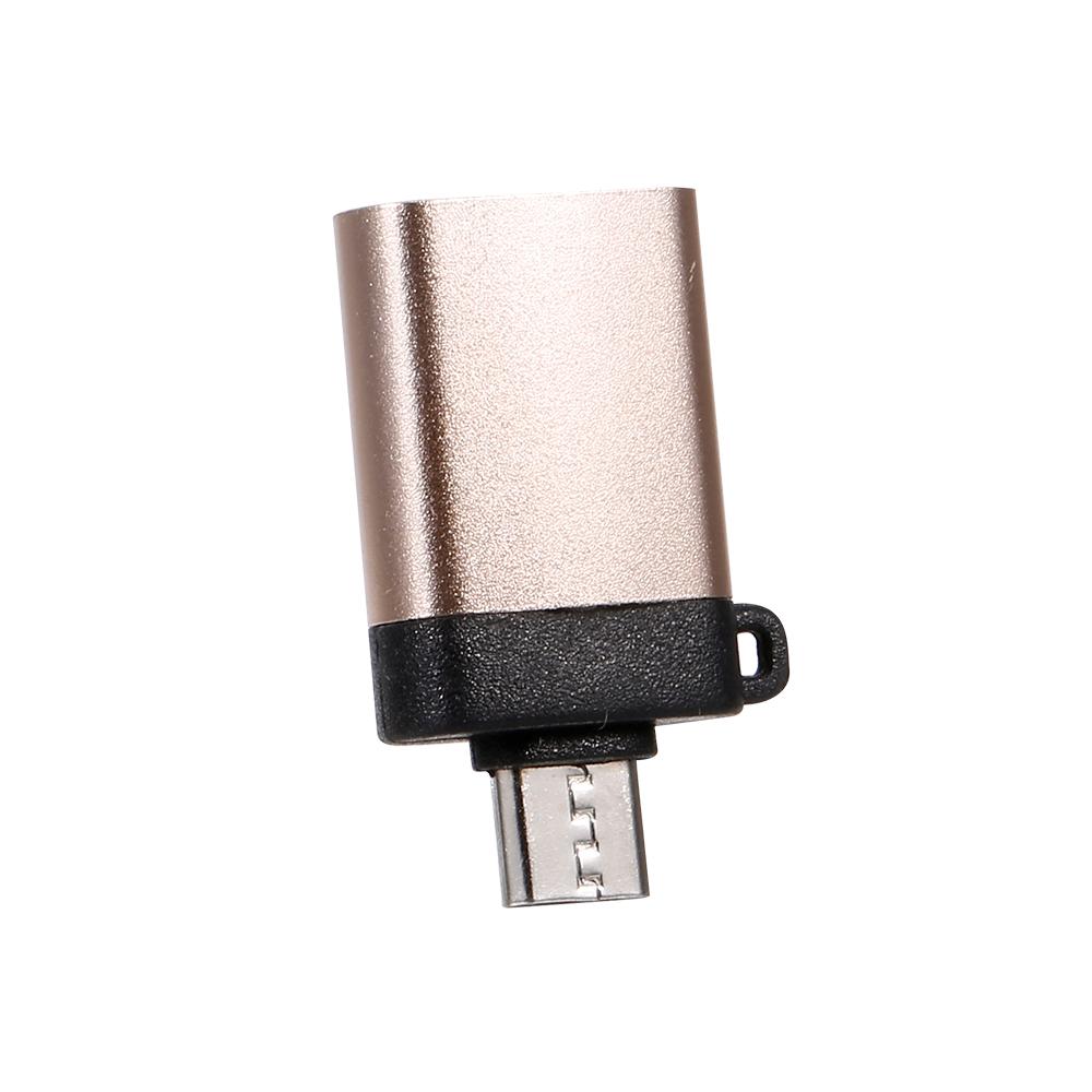 Micro OTG Adapter High Speed 3.0 Transmission Adapter Aluminium Alloy Shell Adapter Plug and Play for Keyboard Mouse