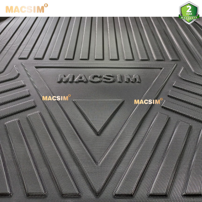 Thảm lót cốp Mercedes E 2010-2015 nhãn hiệu Macsin chất liệu tpv cao cấp màu đen