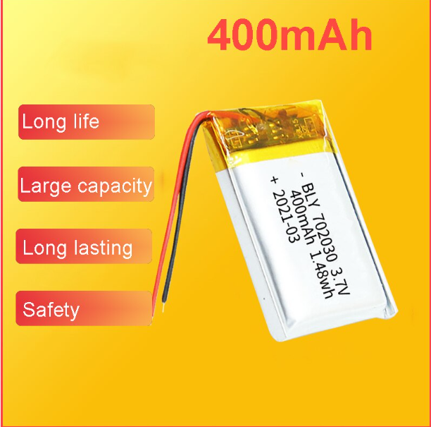 Pin Sạc Lithium Polymer 3.7V 400mah 702030 Cho tai nghe,loa Mp3 MP4 MP5 GPS PSP Bluetooth