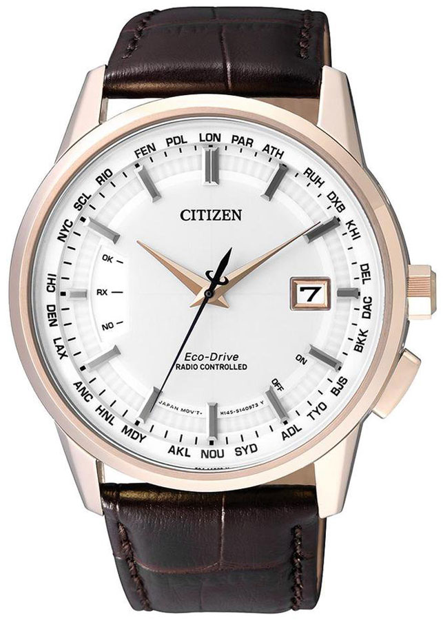 Đồng Hồ Nam Citizen Dây Da CB0153-21A - Mặt Trắng (Sapphire)