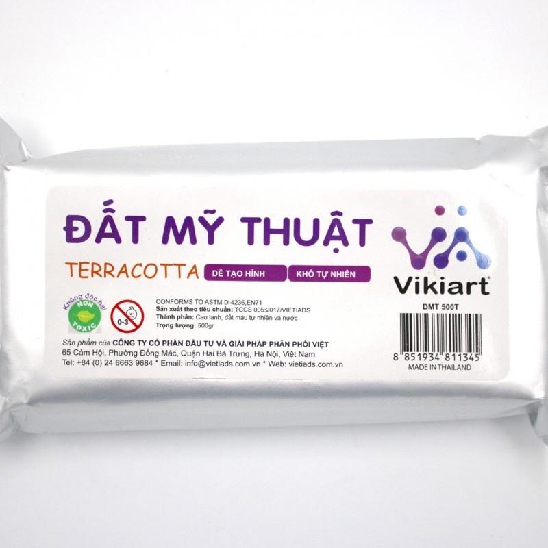 Đất Sét Tự Khô Nhanh Thái Lan Vikiart Loại 1-500gr (Đất Tự Nhiên) - Trường Thịnh Sài Gòn