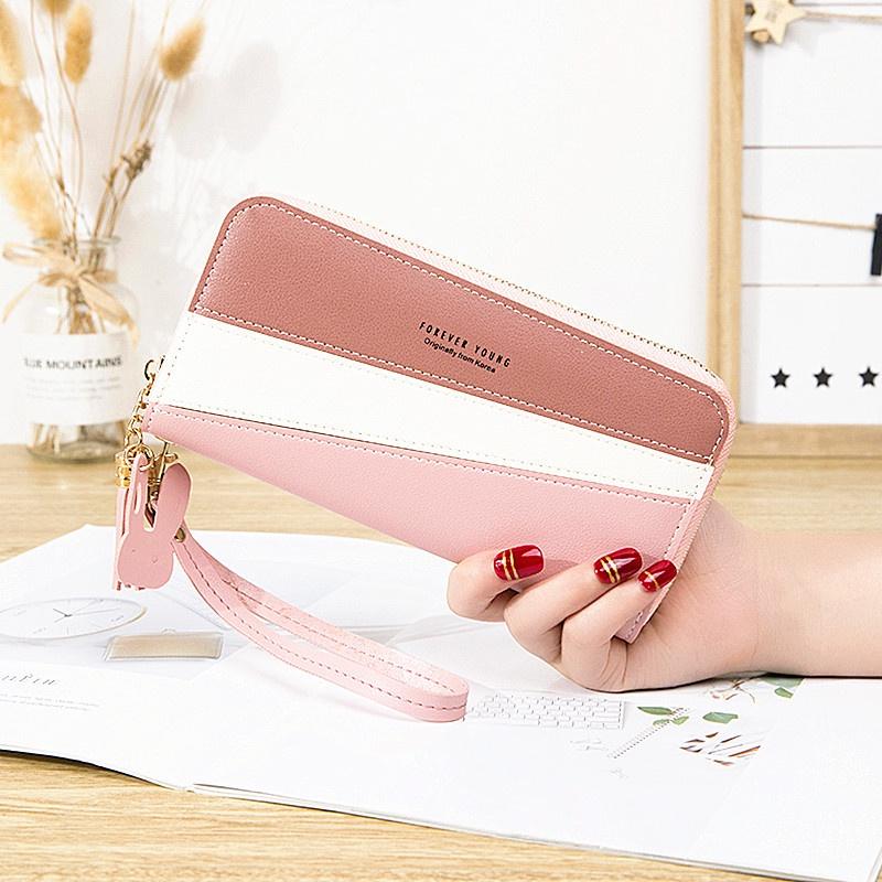 Ví Nữ Cầm Tay Dài Xinh Xắn Kiểu Dáng Đẹp Da PU Cao Cấp Thời Trang Hàn Quốc Sang Trọng LỊCH THIỆP
