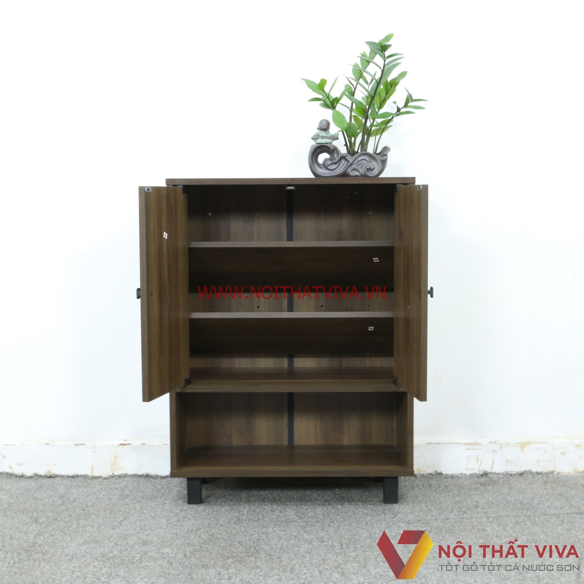 Tủ Để Giày Dép Bằng Gỗ Công Nghiệp 4 Tầng Nhập Khẩu Hiện Đại Đẹp Giá Rẻ
