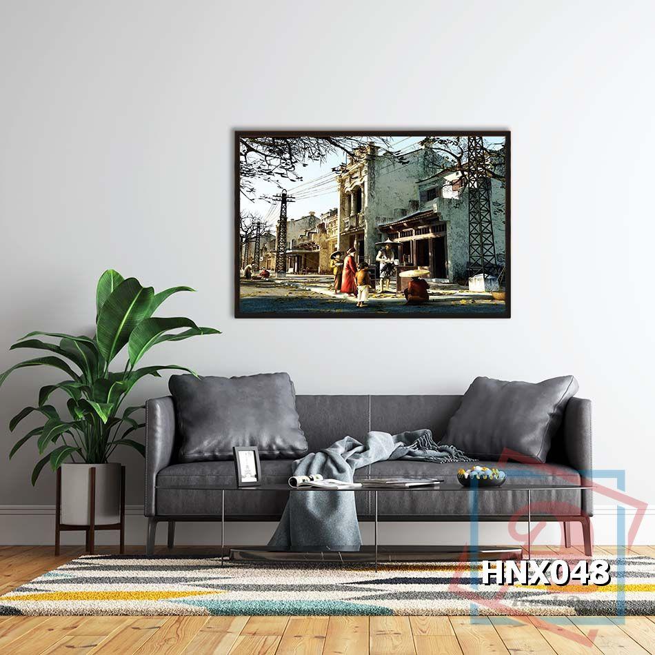 Tranh phong cảnh Hà Nội xưa - HNX048