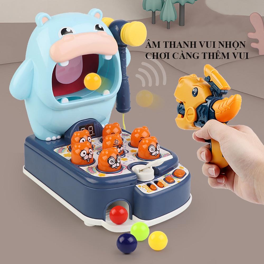 Đồ chơi trẻ em đập chuột bắn bóng kèm nhạc luyện tập phản xạ, tinh mắt và tư duy nhanh nhạy cho bé.