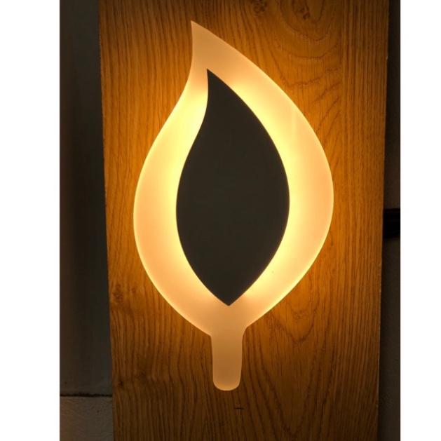 Đèn tường led hình lá DT