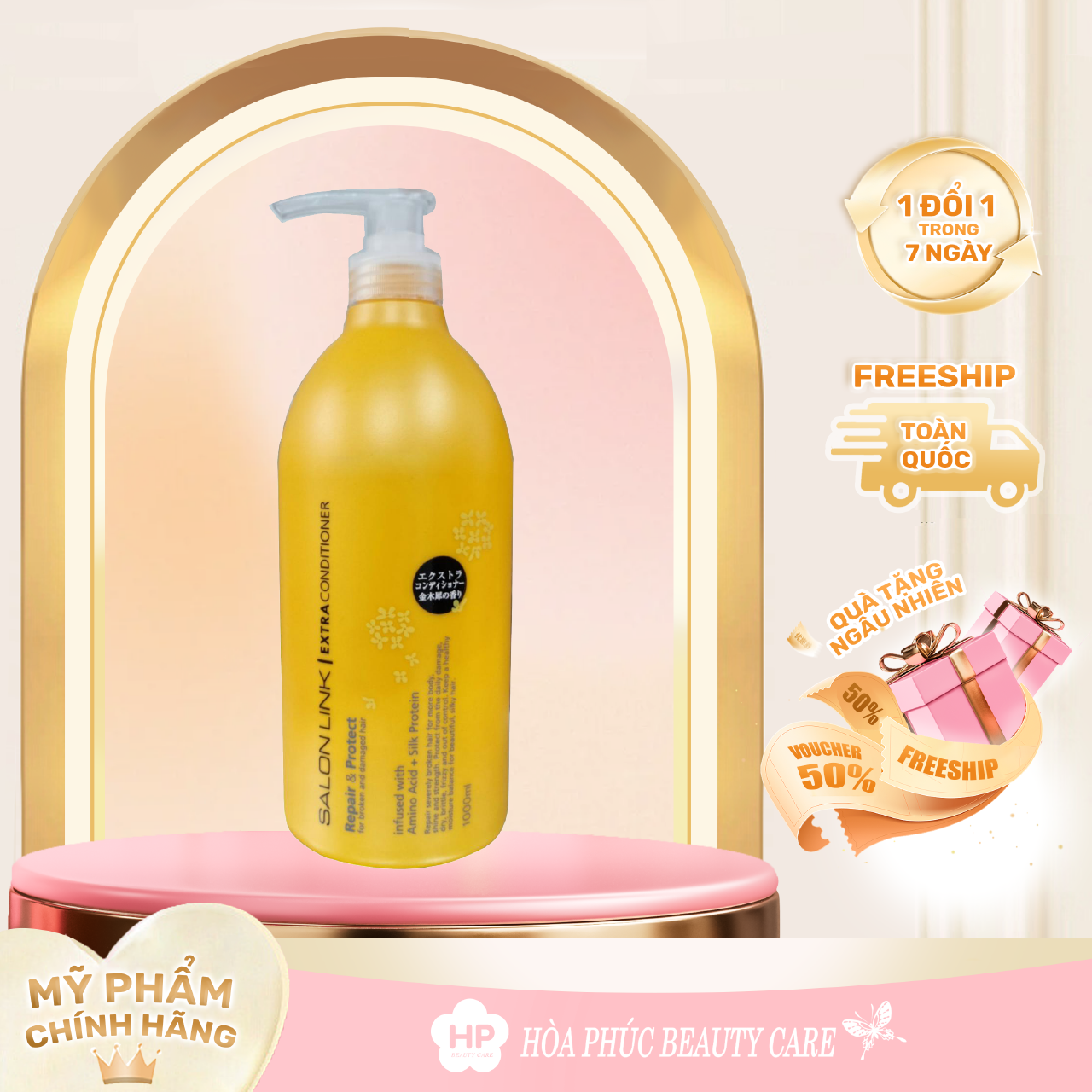 Dầu Xả Phục Hồi Tóc Khô Xơ ,Chẻ Ngọn Salon Link Extra Conditioner (1000mL)