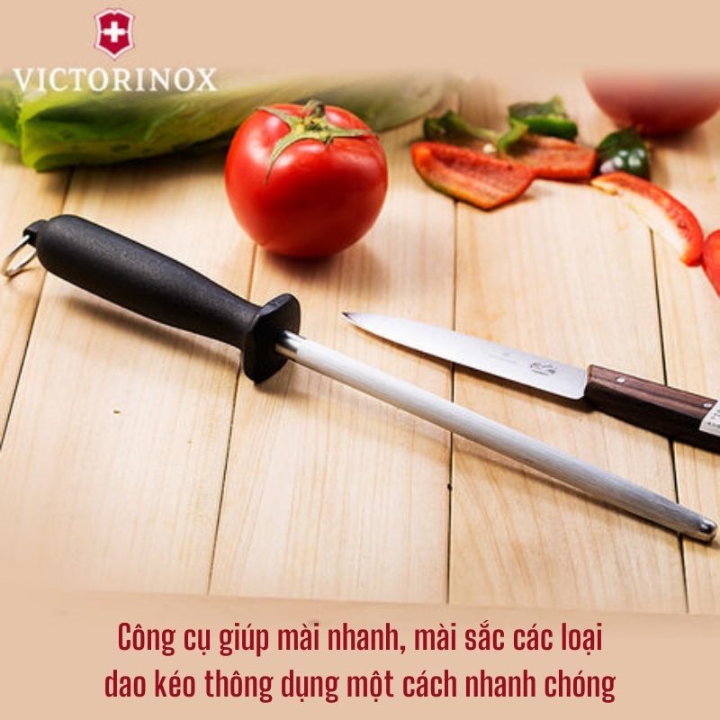 Thanh Thép Mài Dao Victorinox 18cm Tay Cầm Nhựa - Thụy Sỹ (Hàng Chính Hãng)