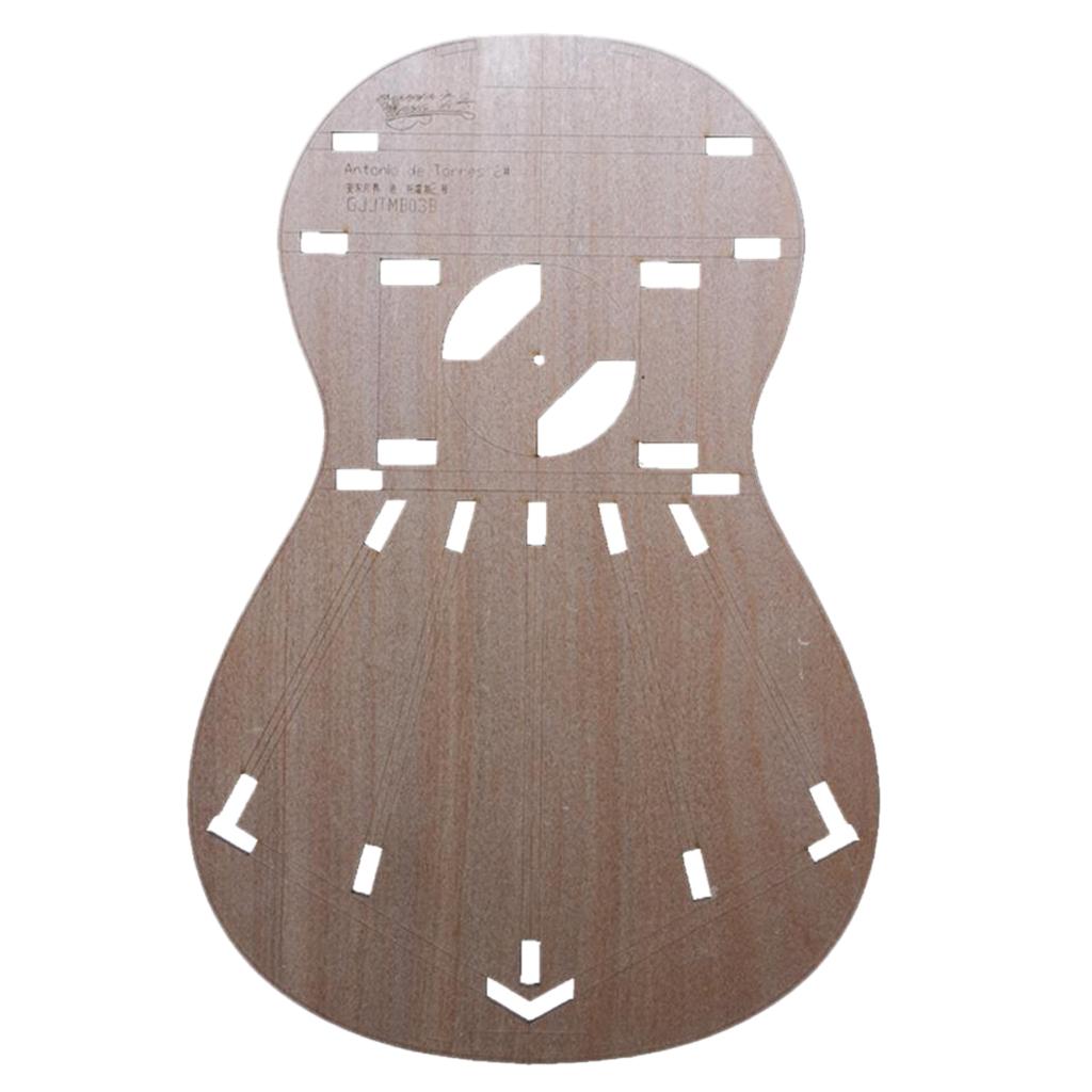 Wooden Classical Guitar Templates Body Template Luthier Supply for Torres 2