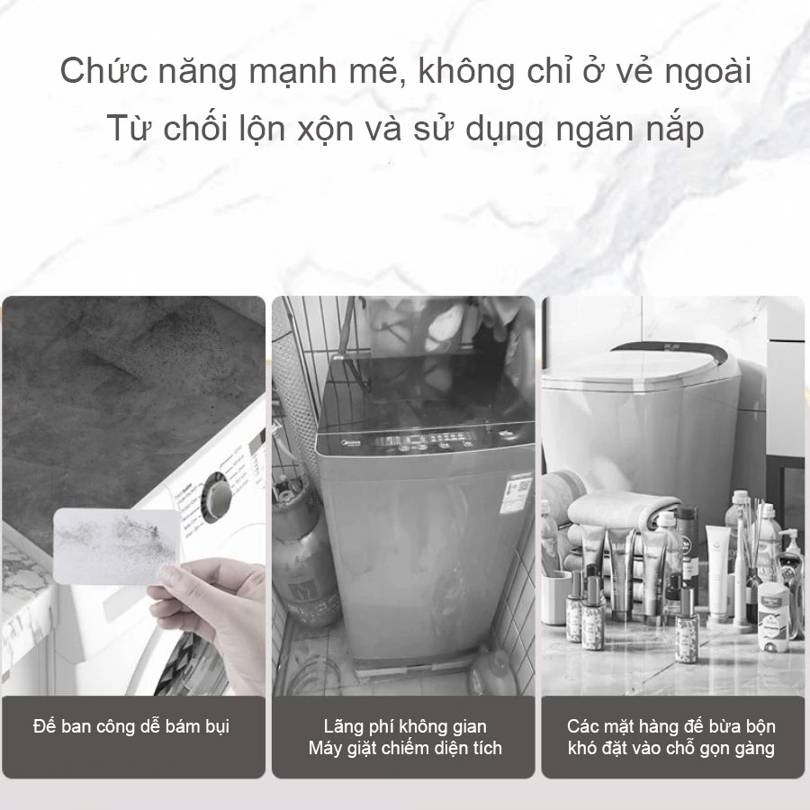 Giá Kệ Để Máy Giặt Thông Minh Tủ Để Đồ Đa Năng Tiết Kiệm Không Gian Bảo Hành 24 Tháng