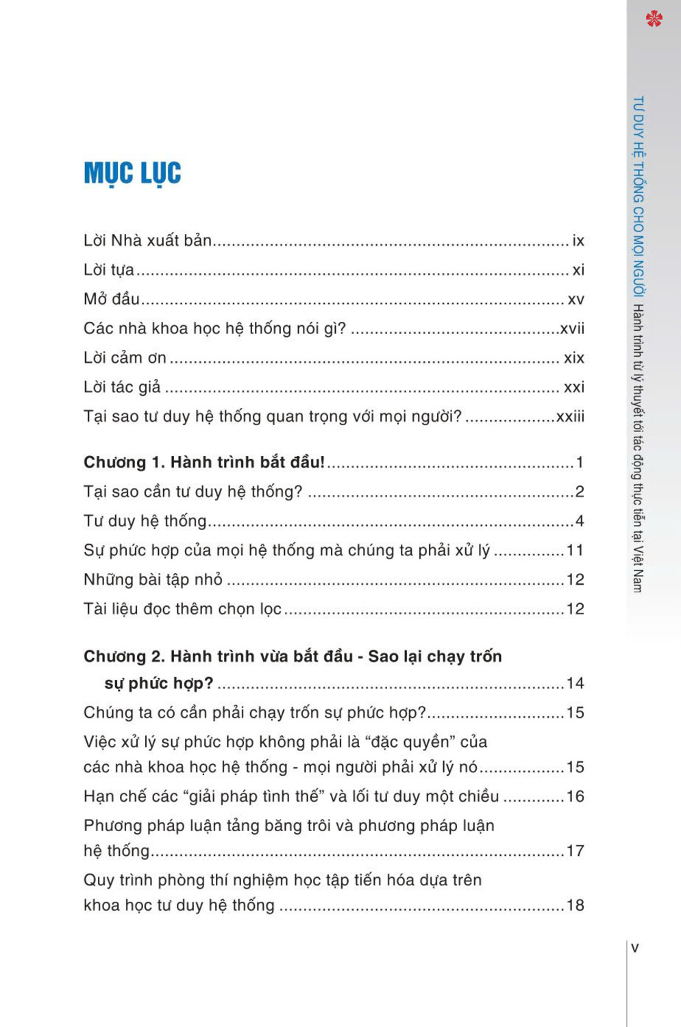 Tư duy hệ thống cho mọi người. Hành trình từ lý thuyết tới tác động thực tiễn tại Việt Nam - bản in 2024