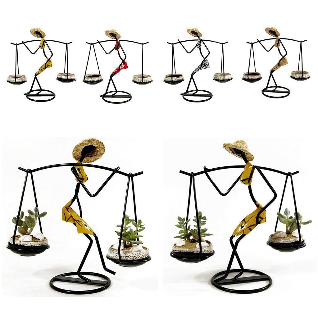 Simple women shape candle holder tealight stand candle holder flower pot a