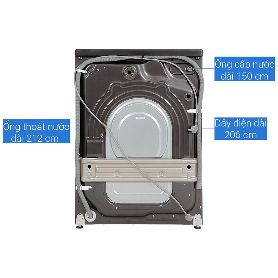 Máy giặt sấy Aqua Inverter 15 Kg AQD-DH1500G.PP - Chỉ giao HCM