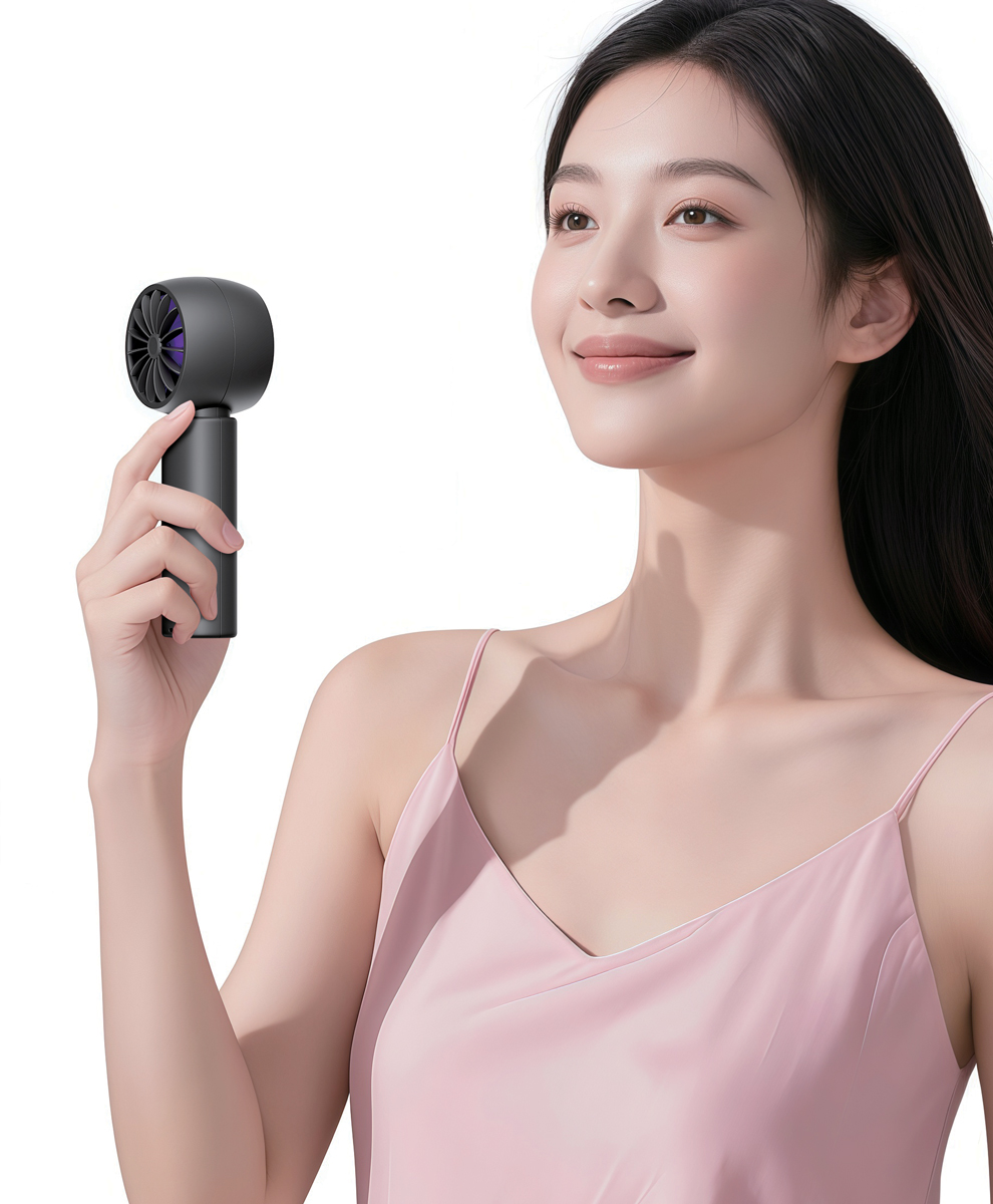 Quạt sạc cầm tay USB Tiross TS3437 Pin 3000mAh - Hàng chính hãng