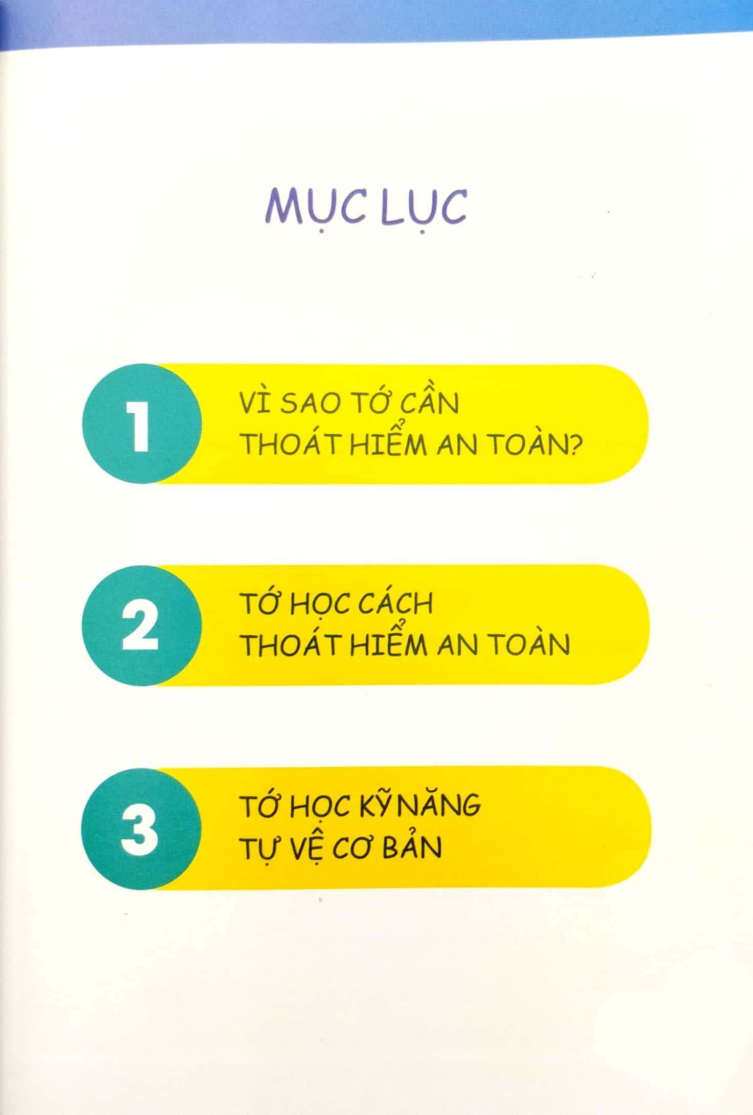 Tớ Tự Tin Thoát Hiểm An Toàn