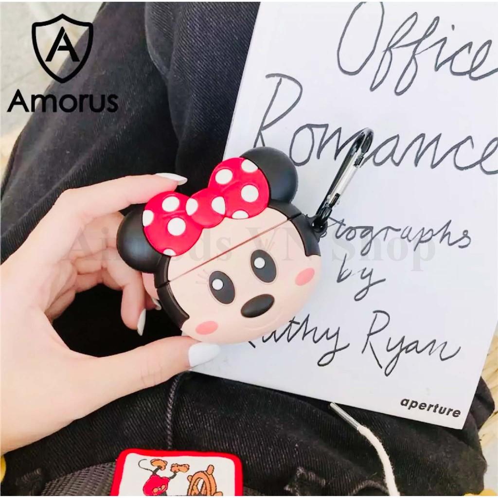 Bao Case Ốp dành cho Airpods Pro chuột Mickey siêu xinh silicon cao cấp
