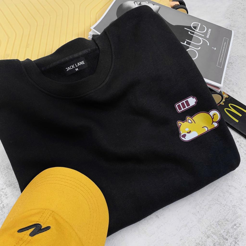 Áo Sweater JL Oversize Charging, JACKLANE, Áo nỉ chui đầu unisex Jack Lane