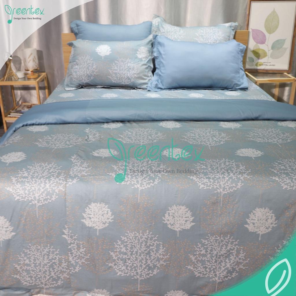 Chăn ga Greentex 100% Cotton MicroSatin Hàn Quốc TC350 NB2207