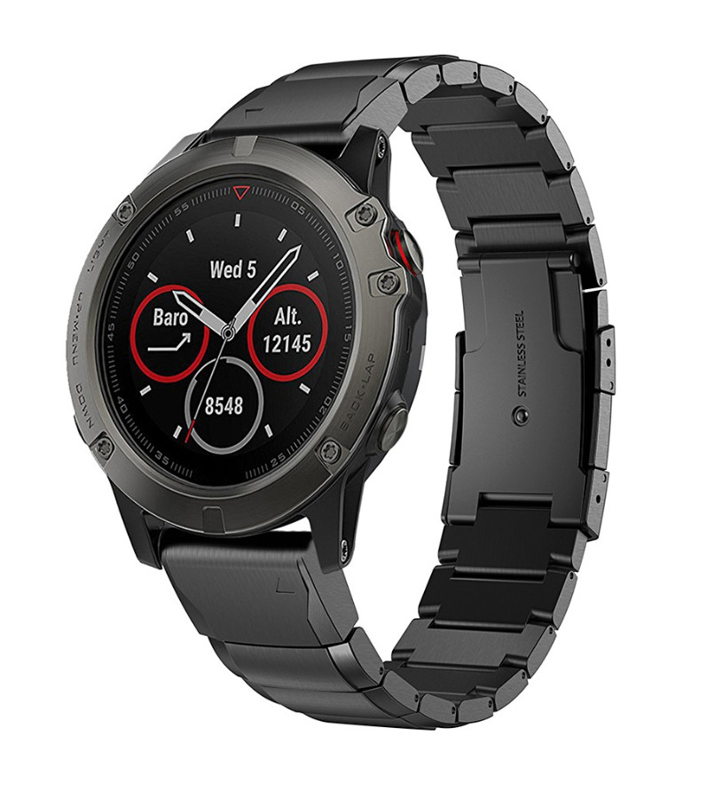 Dây Đeo Dành Cho Garmin Fenix 5/ 5 Plus / Fenix 6/ Forerunner 935/ 945 Quickfit Stainless Steel