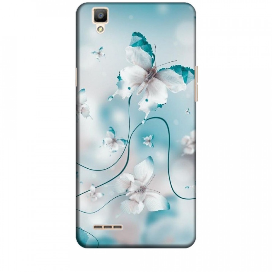 Ốp lưng dành cho điện thoại OPPO F1 Cánh Bướm Xanh Mẫu 1