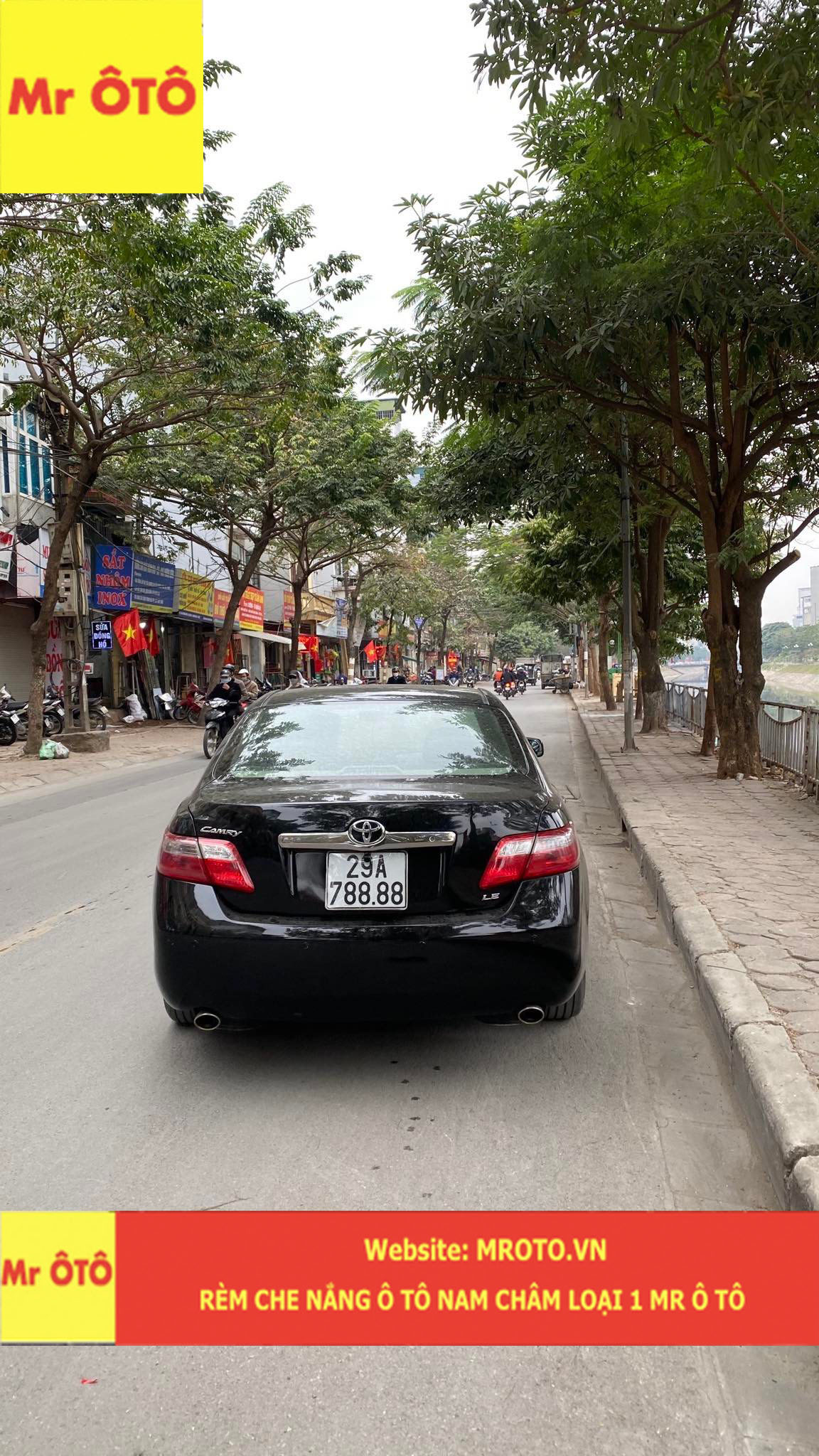 Rèm Che Nắng Xe Toyota Camry LE Hàng Loại 1 MR Ô TÔ