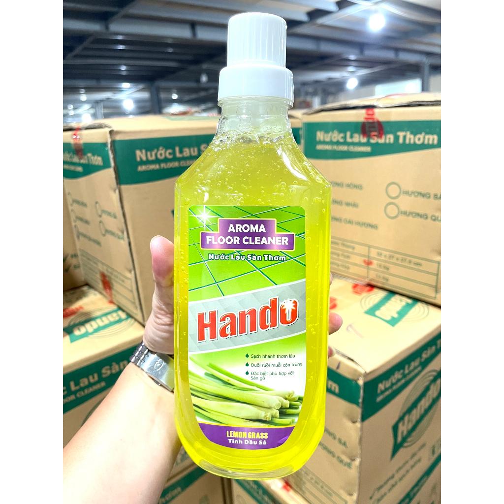 Nước lau sàn đậm đặc siêu sạch Hando 1L Hương xả