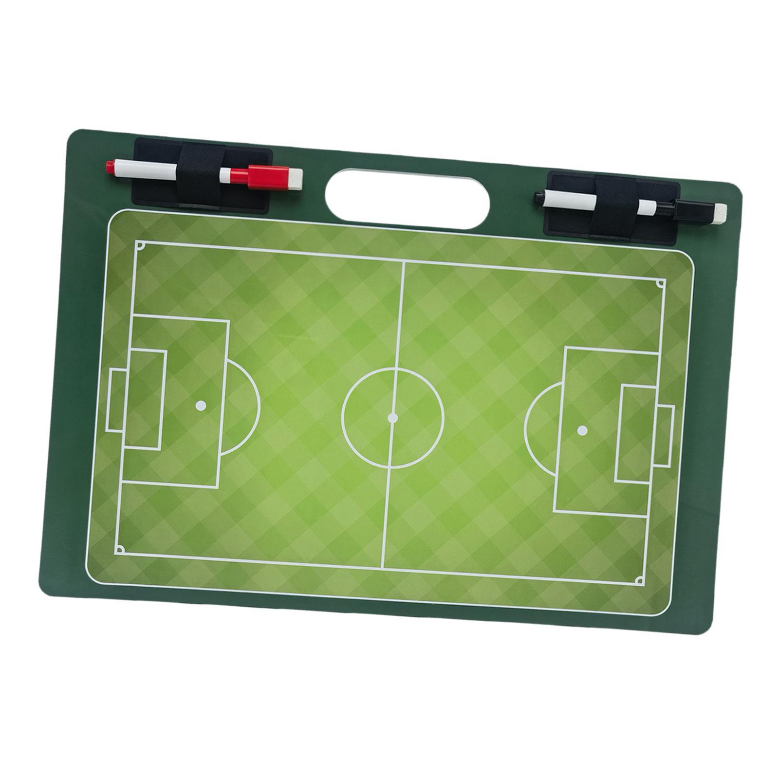 Football Marker Pen Professional Erasable Marker Gifts Coaches Clipboard Soccer Marker Board for , Strategy Plan, Training