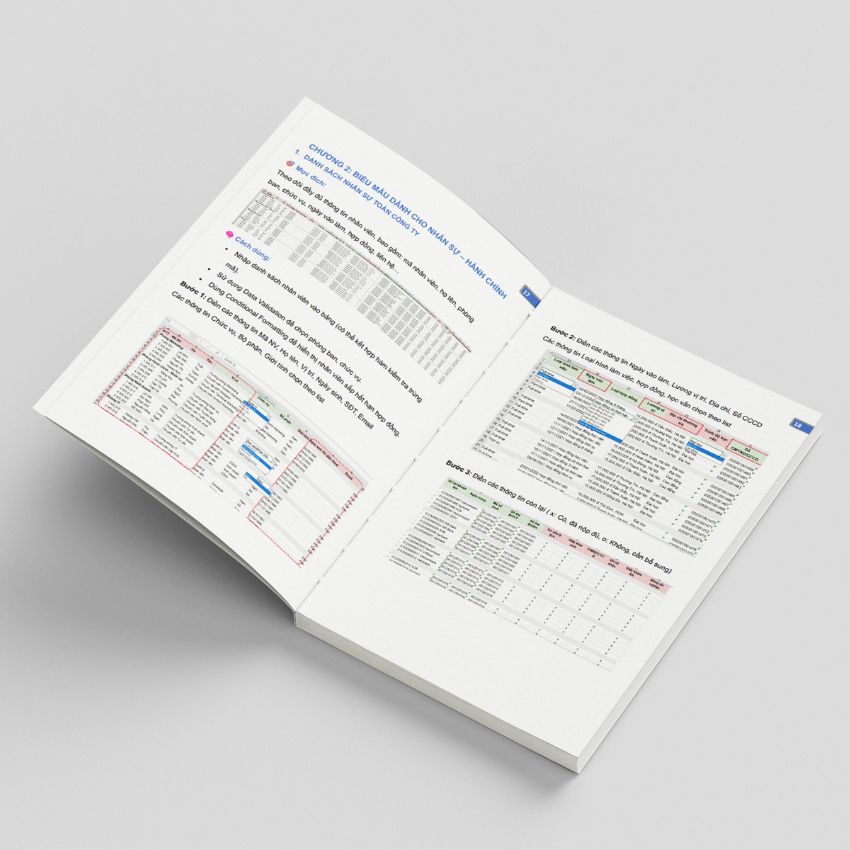 Sách Sổ tay 36 Biểu mẫu Excel dành cho văn phòng