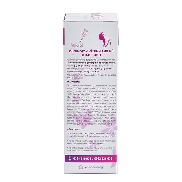 Dung dịch vệ sinh phụ nữ Yaocare Women 100ml chuyên biệt dành cho bà bầu và phụ nữ sau sinh