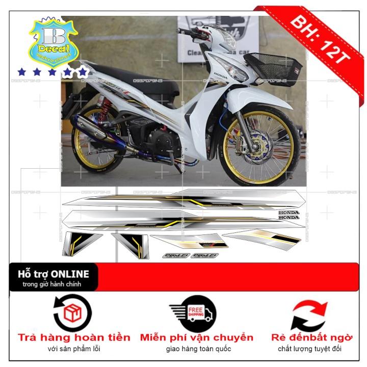 Tem rời dành cho wave 125i trắng