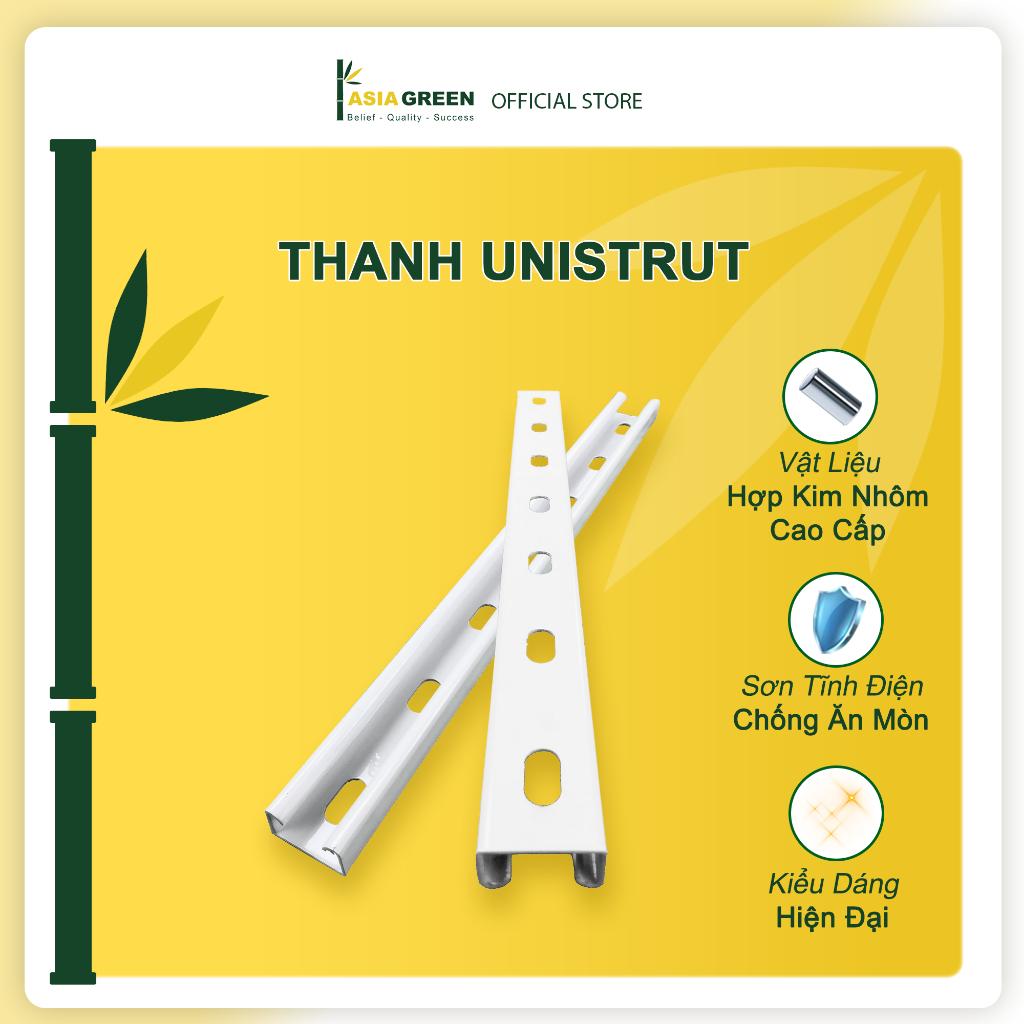 Thanh Unistrut, Asia Green, Treo Hệ Thống Thông Gió, Giá Đỡ Máng Cáp, Hàng Chính Hãng (Đã bao gồm VAT)