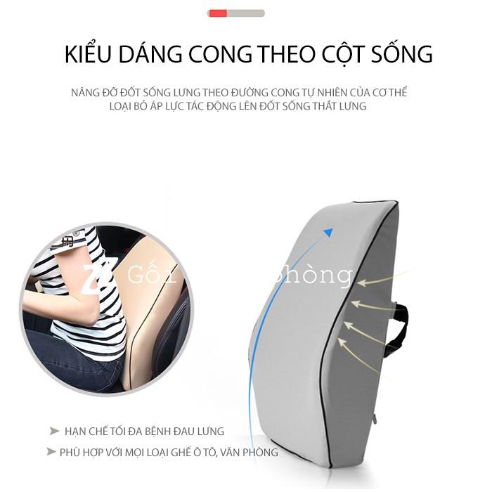 Gối Đệm Tựa Lưng Cao Su Non Khổ Lớn Cao Cấp BL-200