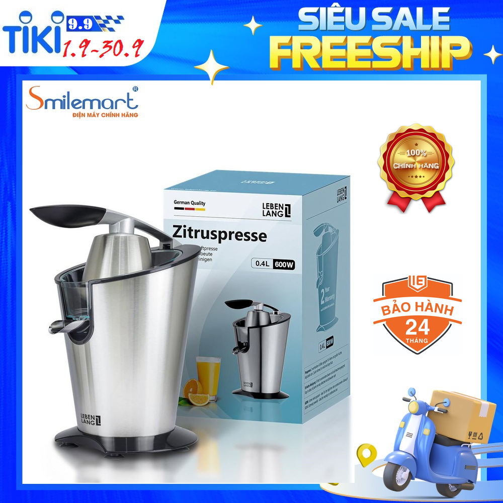 Máy vắt cam LEBENLANG model LBC388 600W-400ml Bảo hành 2 năm